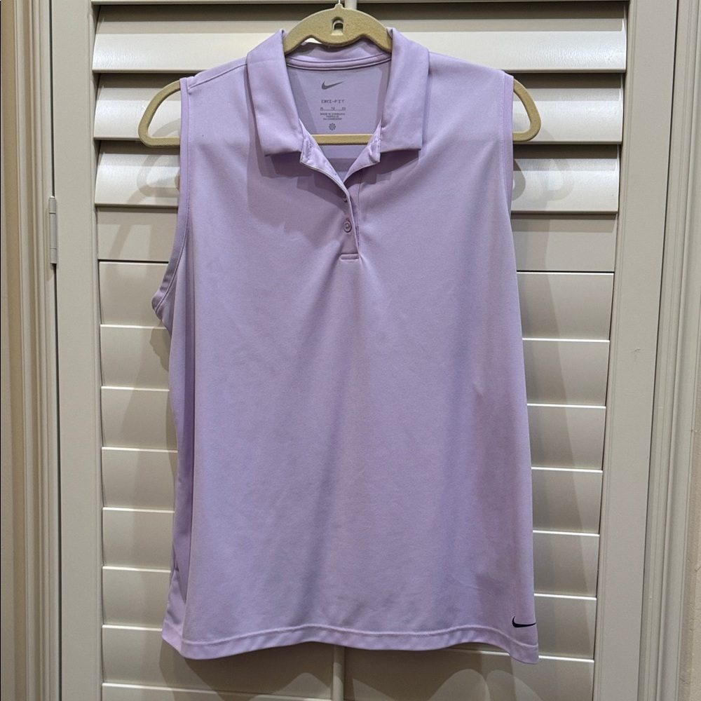 Nike Women's Light Purple Sleeveless Top